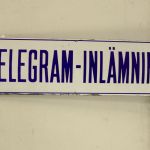 841 4374 ENAMEL SIGN